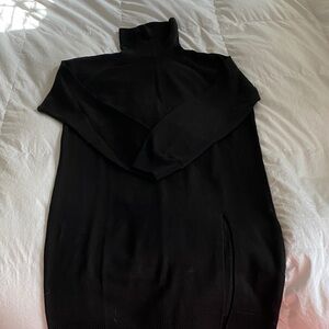 NWOT Black Turtleneck Sweater Dress
